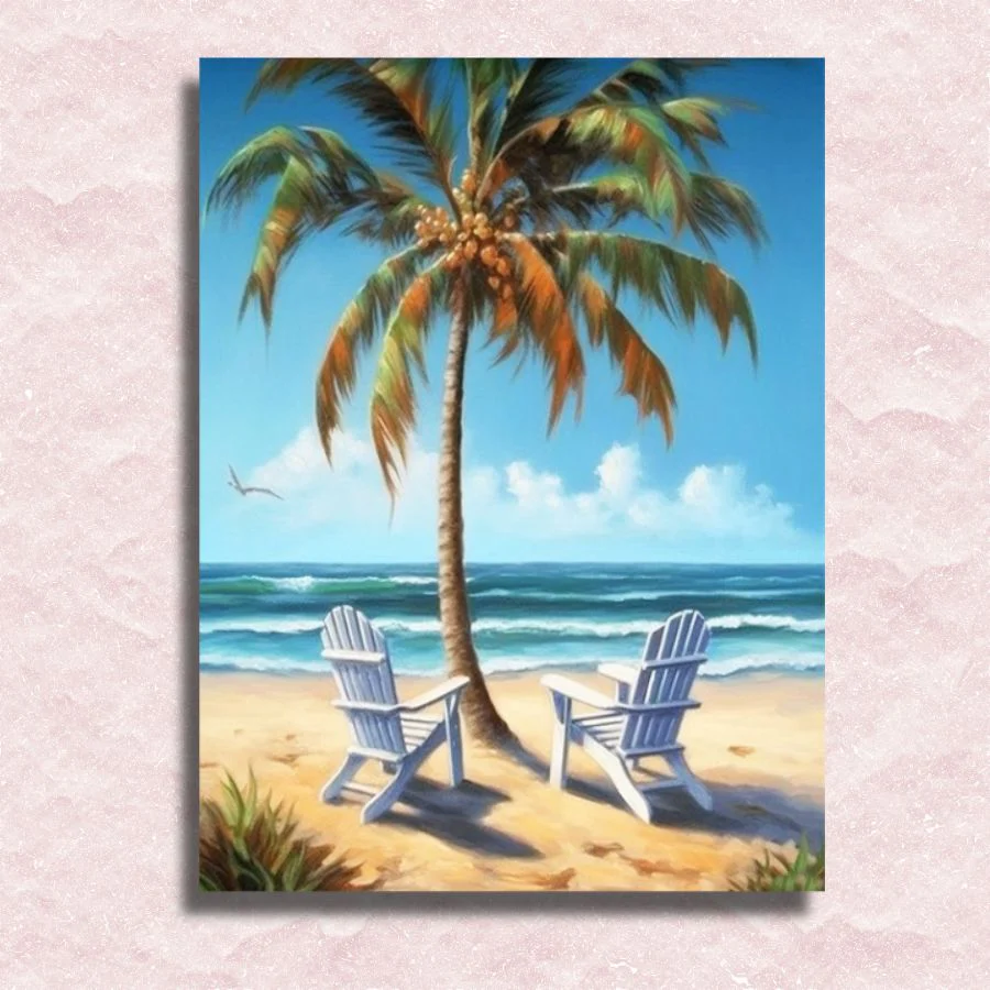 Beach and Palm