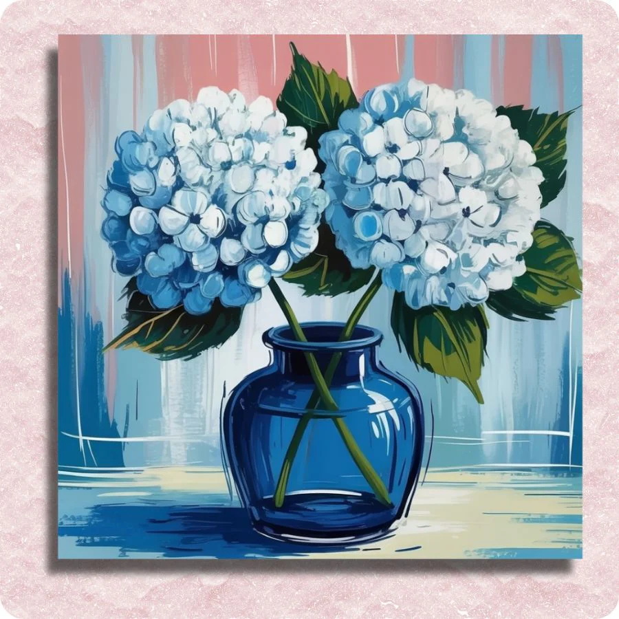 Blue Hydrangea Duo