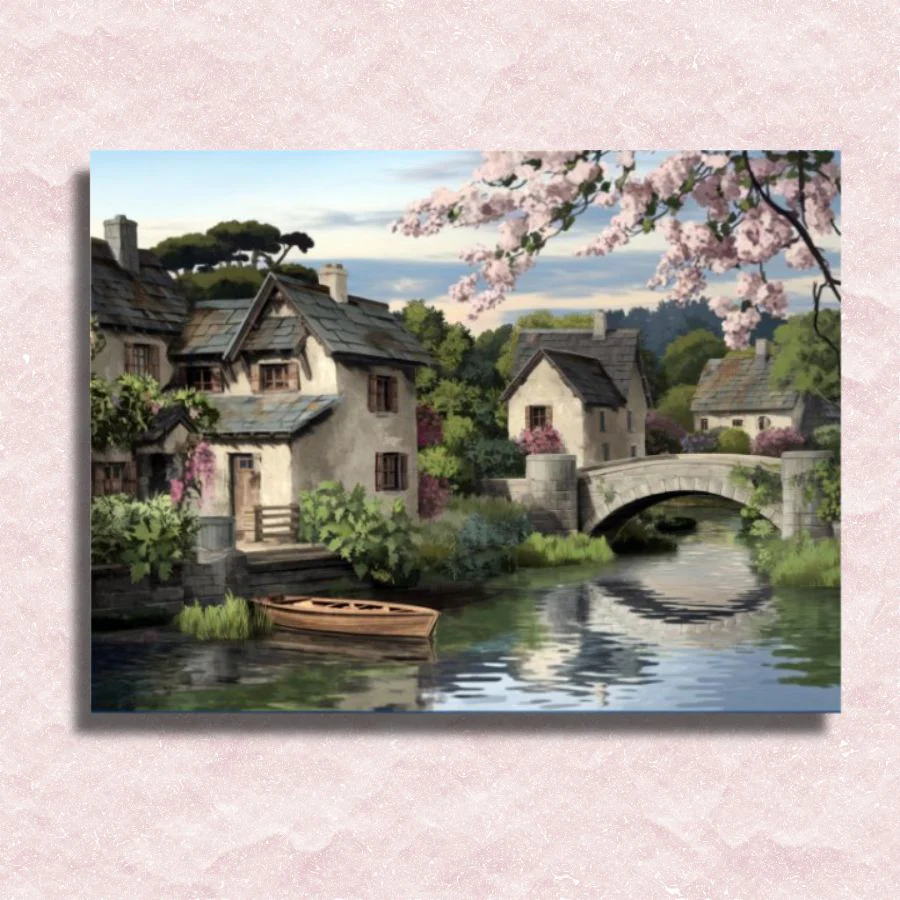 Bridge over River - Paint by Numbers Kit