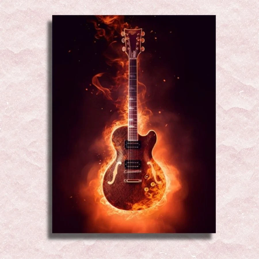 Burning Guitar
