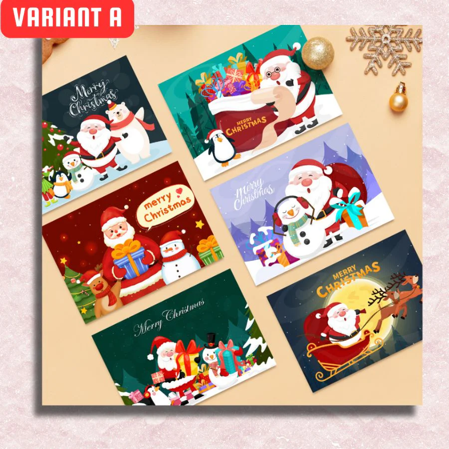 Christmas Cards - Paint by Numbers - Image 2