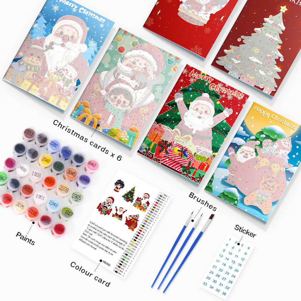 Christmas Cards - Paint by Numbers - Image 8