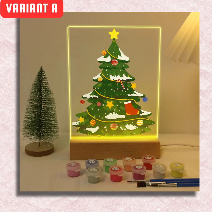 Christmas Lamp - Paint by Numbers - Image 2