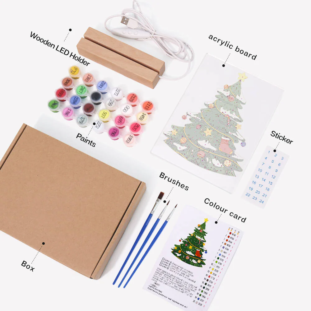 Christmas Lamp - Paint by Numbers - Image 5