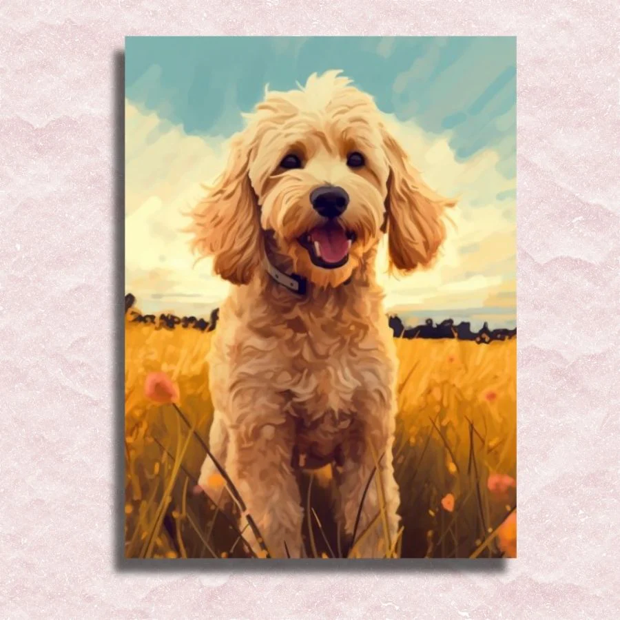 Cockapoo on the Field