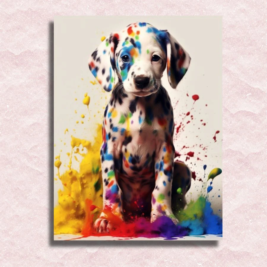 Color Stained Dalmatian