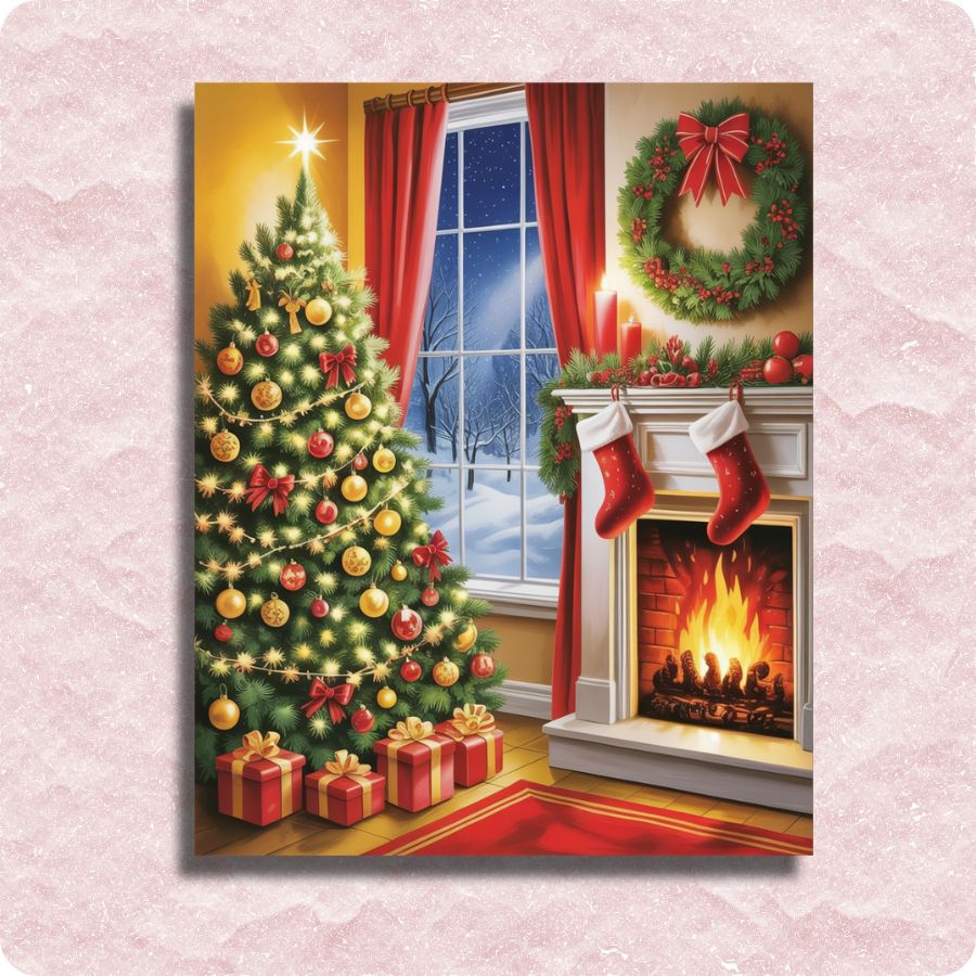 Cozy Christmas Hearth