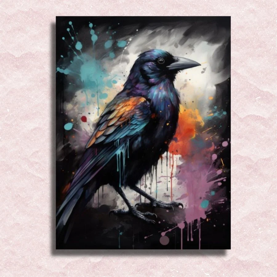 Crow Paint by Numbers
