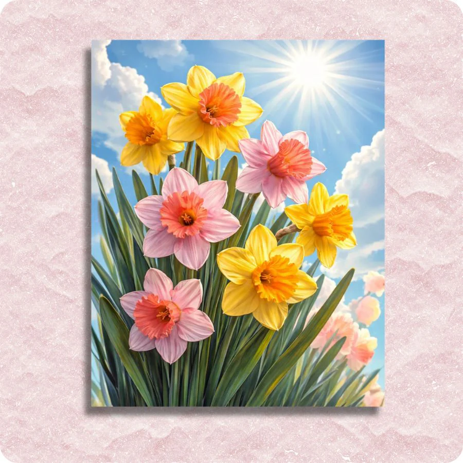Daffodils Paint by Numbers
