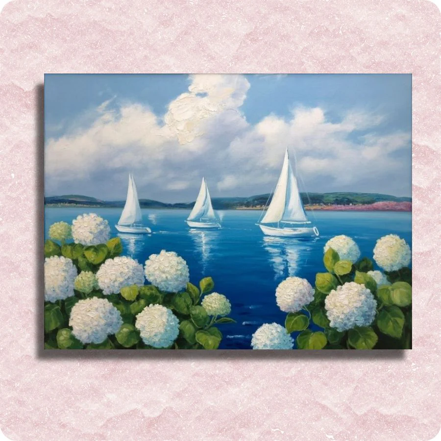 Hydrangeas and Sails