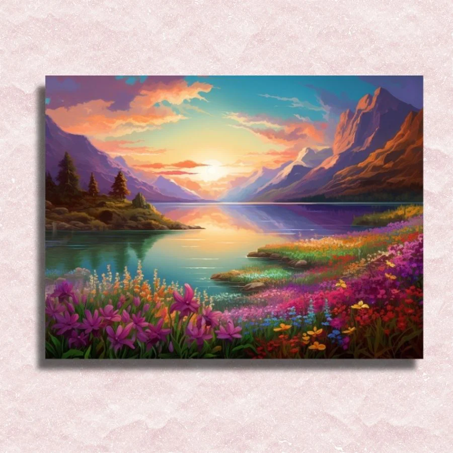 Lake in Alps - Paint by Numbers Kit