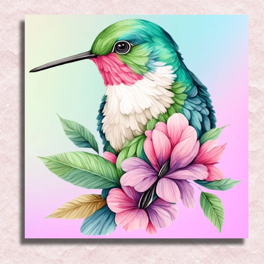 Mini Hummingbird - Paint by Numbers