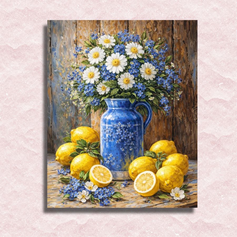 Rustic Flowers and Lemons