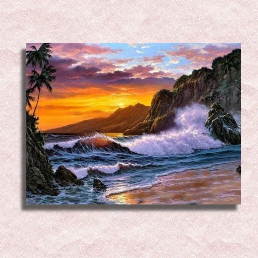 Sunset Waves - Paint by Numbers Kit
